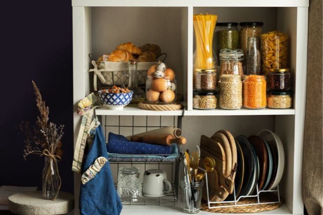 kitchen appliance storage solutions